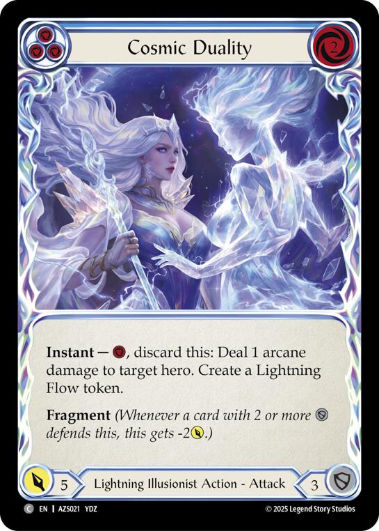 Cosmic Duality (Blue) [AZS021] (Armory Deck: Zyggy)