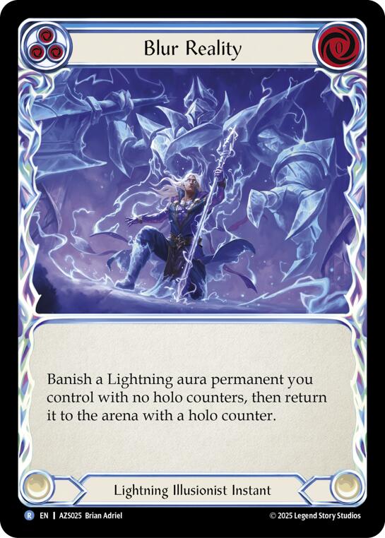 Blur Reality (Blue) [AZS025] (Armory Deck: Zyggy)