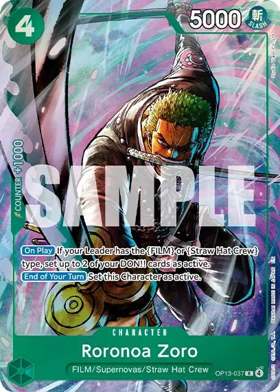 Roronoa Zoro (Premium Card Collection -Best Selection Vol. 6-) [One Piece Promotion Cards]