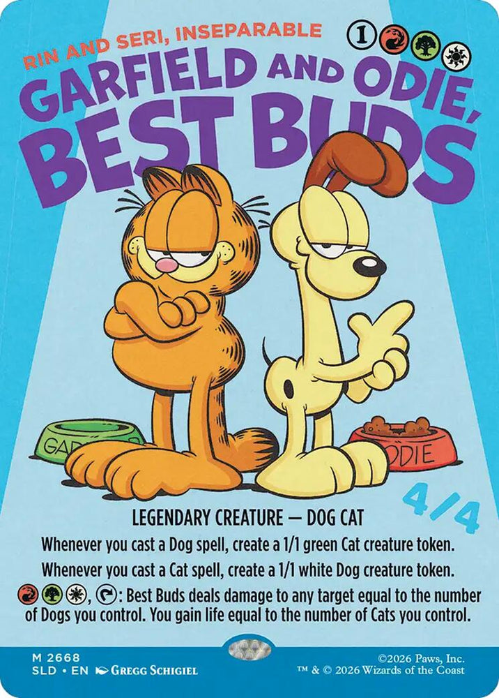 Garfield and Odie, Best Buds - Rin and Seri, Inseparable [Secret Lair Drop Series]