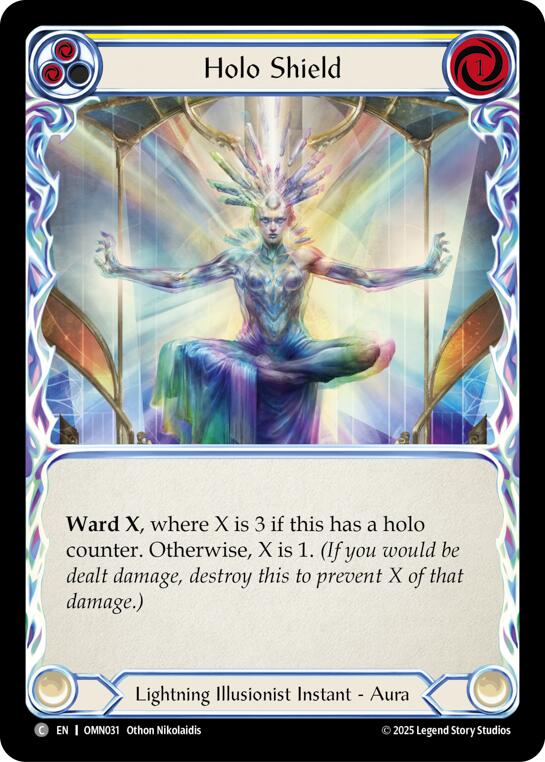 Holo Shield (Yellow) [OMN031] (Omens of the Third Age)