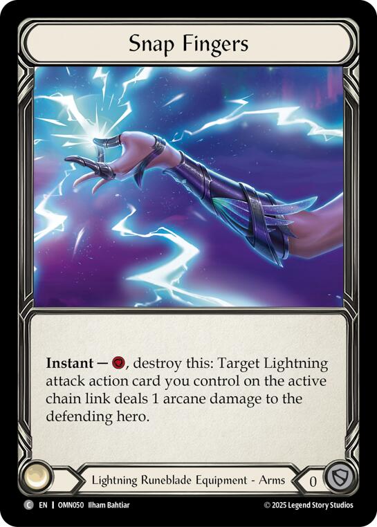 Snap Fingers [OMN050] (Omens of the Third Age)
