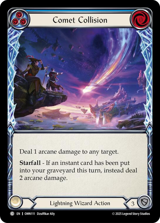 Comet Collision (Blue) [OMN111] (Omens of the Third Age)