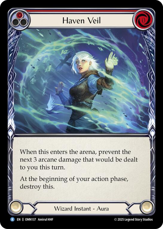 Haven Veil (Red) [OMN137] (Omens of the Third Age)