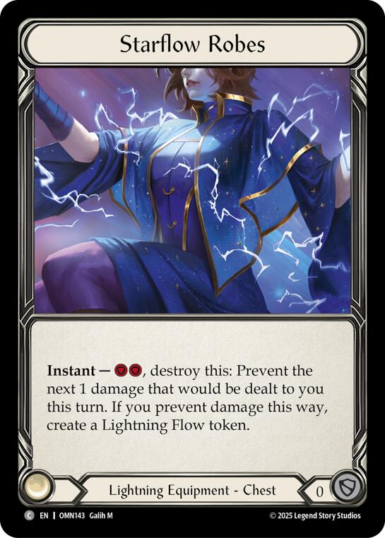 Starflow Robes [OMN143] (Omens of the Third Age)  Cold Foil