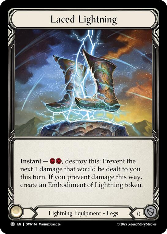 Laced Lightning [OMN144] (Omens of the Third Age)  Cold Foil