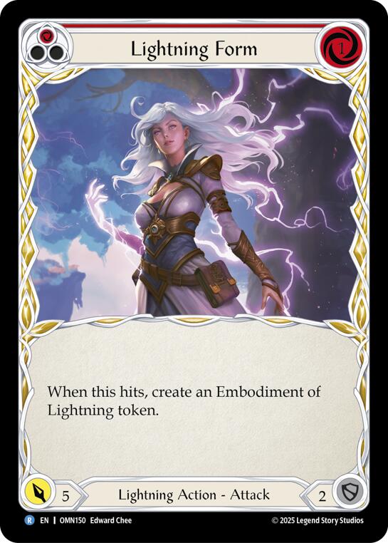 Lightning Form (Red) [OMN150] (Omens of the Third Age)