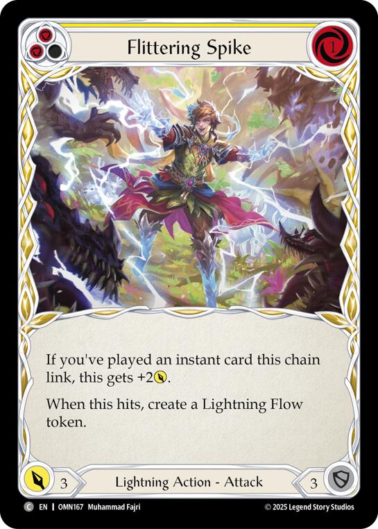 Flittering Spike (Yellow) [OMN167] (Omens of the Third Age)