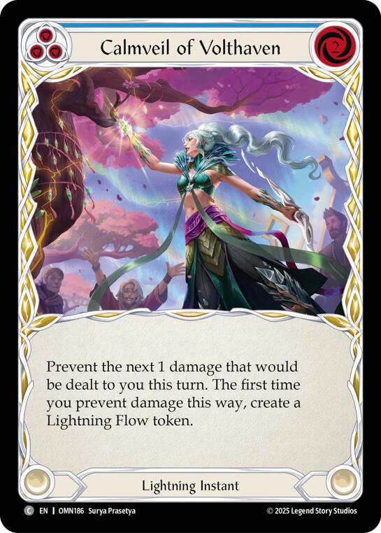 Calmveil Of Volthaven (Blue) [OMN186] (Omens of the Third Age)
