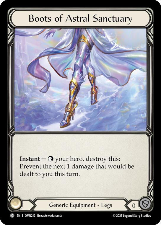 Boots Of Astral Sanctuary [OMN212] (Omens of the Third Age)