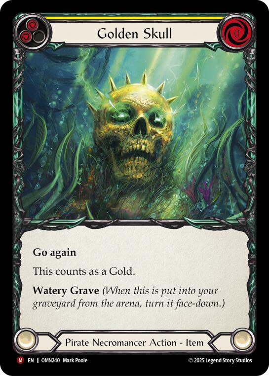 Golden Skull (Yellow) [OMN240] (Omens of the Third Age)