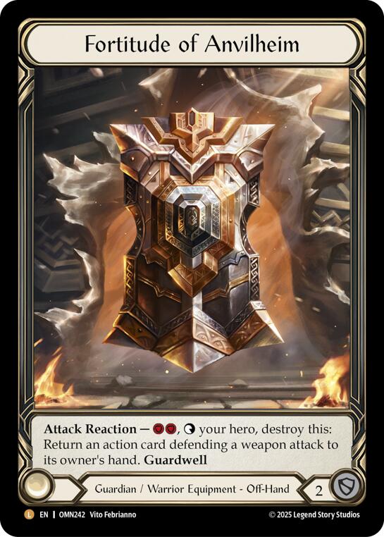 Fortitude Of Anvilheim [OMN242] (Omens of the Third Age)  Cold Foil