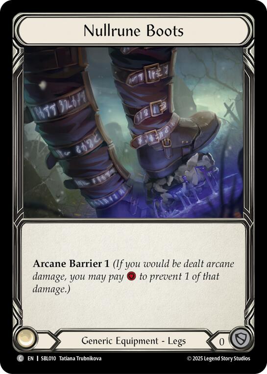 Nullrune Boots [SBL010] (Silver Age Chapter 3)