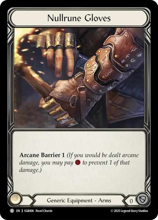 Nullrune Gloves [SGB006] (Silver Age Chapter 3)