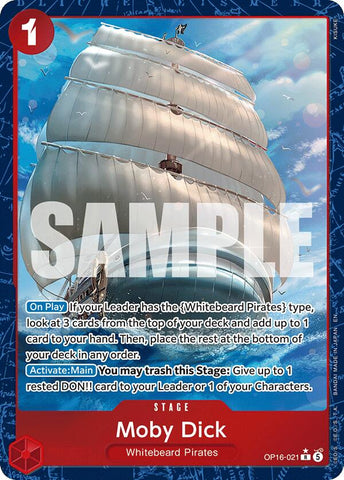 Moby Dick (OP16-021) (Alternate Art) [The Time of Battle]