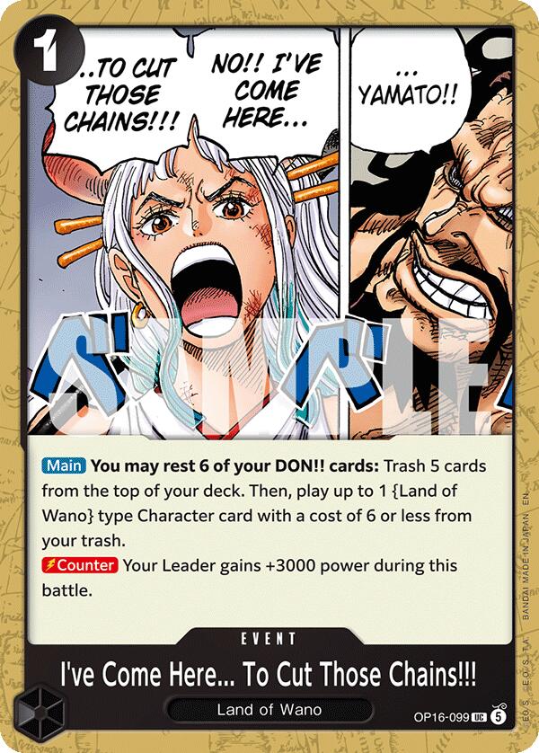 I've Come Here... To Cut Those Chains!!! [The Time of Battle]