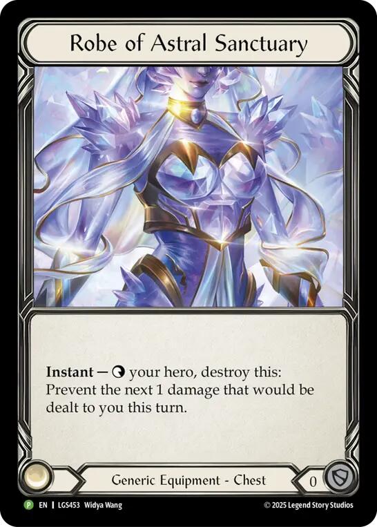 Robe Of Astral Sanctuary [LGS453] (Promo)  Cold Foil