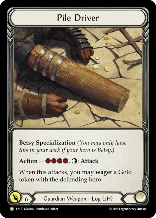 Pile Driver [GEM146-CF] (Gem Pack 5)  Cold Foil