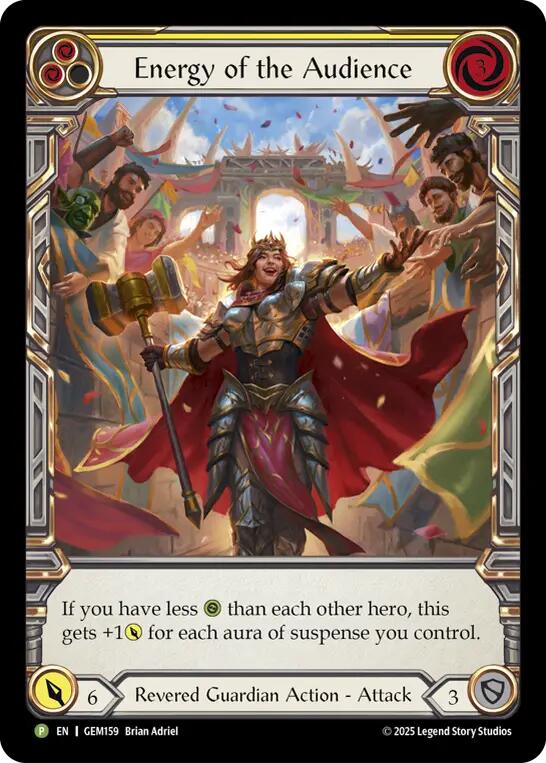 Energy of the Audience (Yellow) [GEM159] (Gem Pack 5)