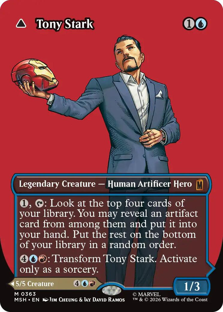 Tony Stark (Borderless) (0363) [Marvel Super Heroes]