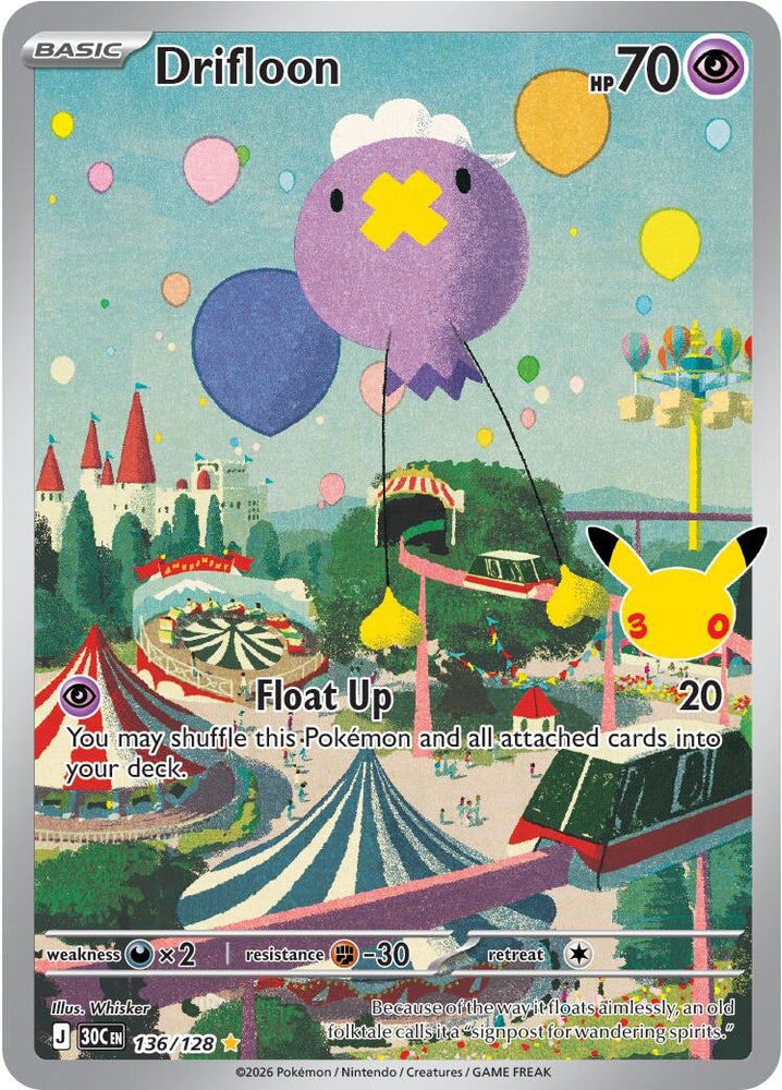 Drifloon (136/128) [Mega Evolution: 30th Celebration]