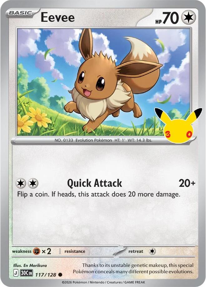 Eevee (117/128) [Mega Evolution: 30th Celebration]