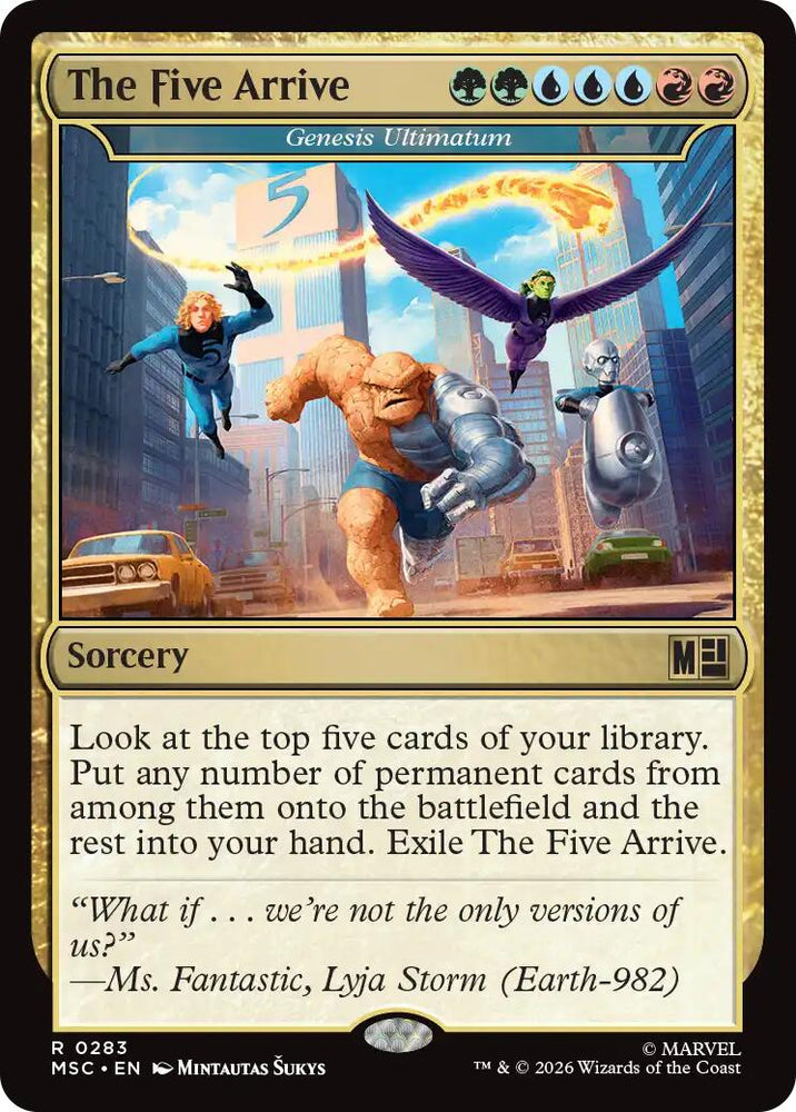 The Five Arrive - Genesis Ultimatum [Marvel Super Heroes Commander]