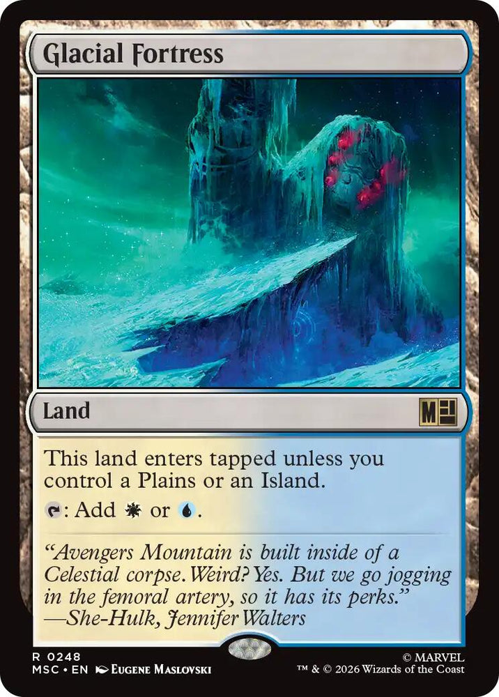 Glacial Fortress (Surge Foil) [Marvel Super Heroes Commander]
