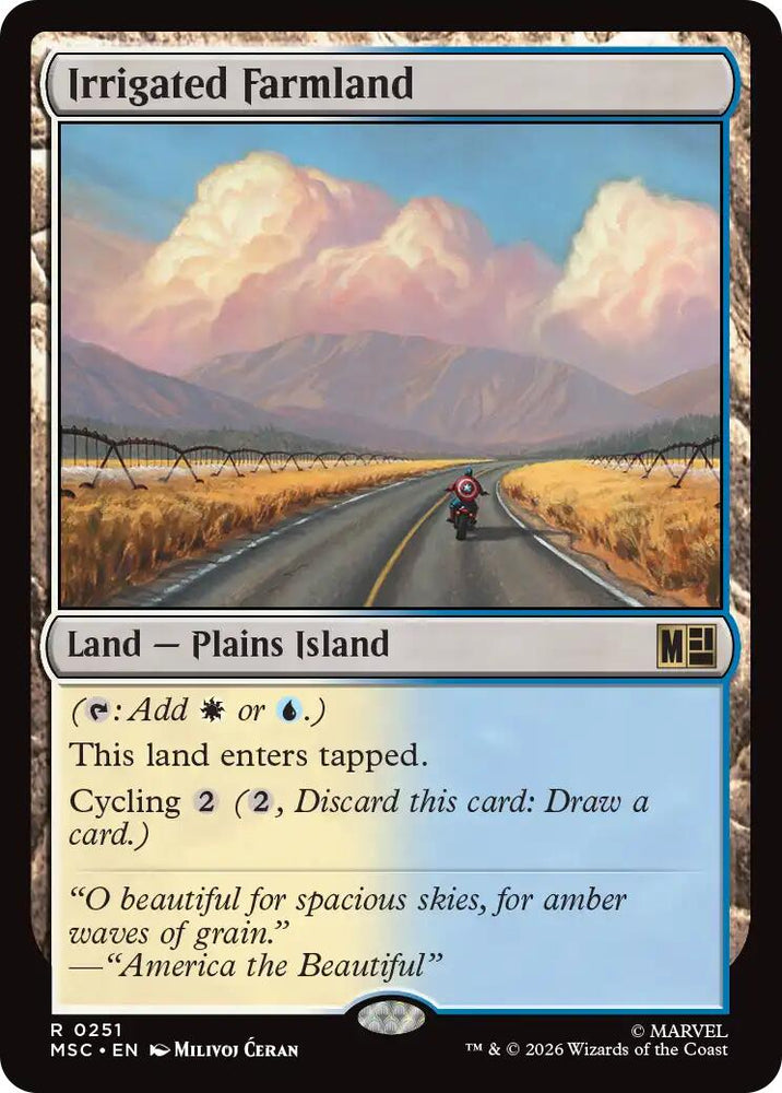 Irrigated Farmland (Surge Foil) [Marvel Super Heroes Commander]