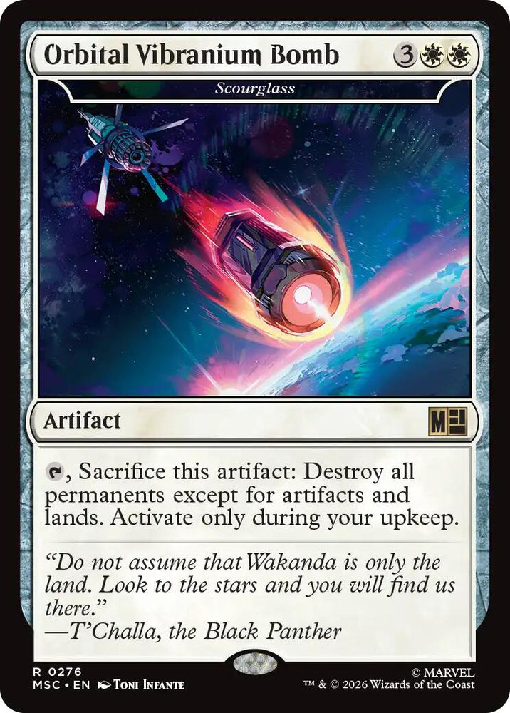 Orbital Vibranium Bomb - Scourglass (Surge Foil) [Marvel Super Heroes Commander]