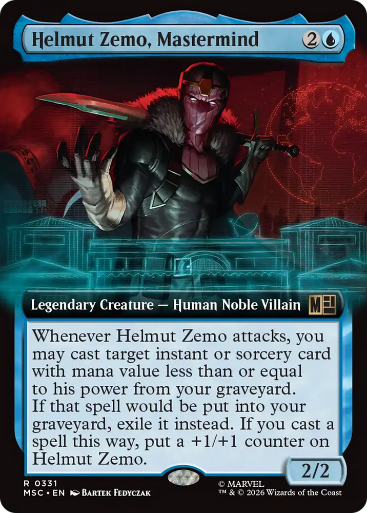 Helmut Zemo, Mastermind (Extended Art) [Marvel Super Heroes Commander]