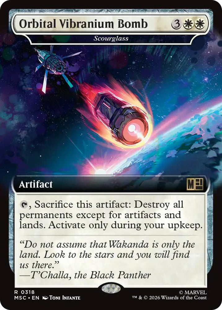 Orbital Vibranium Bomb - Scourglass (Extended Art) [Marvel Super Heroes Commander]