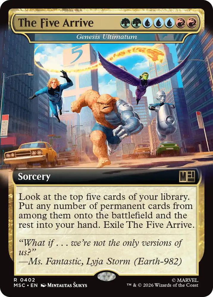 The Five Arrive - Genesis Ultimatum (Extended Art) [Marvel Super Heroes Commander]