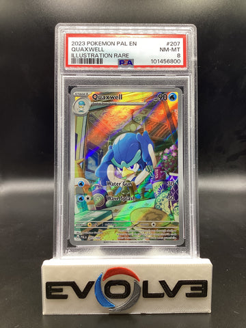 Quaxwell (207/193) [Pokemon Scarlet & Violet: Paldea Evolved] PSA 8