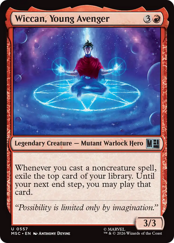Wiccan, Young Avenger [Marvel Super Heroes Commander]