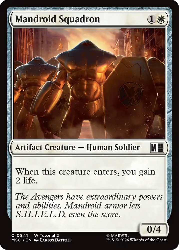 Mandroid Squadron (0841) [Marvel Super Heroes Commander]