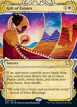 Gift of Estates (Foil Etched) [Strixhaven: Mystical Archive]