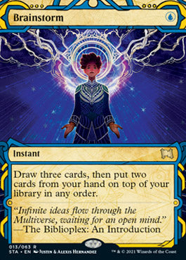 Brainstorm (Foil Etched) [Strixhaven: Mystical Archive]