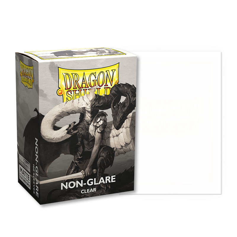 Dragon Shield: Standard 100ct Sleeves (Non-Glare Matte) - Clear