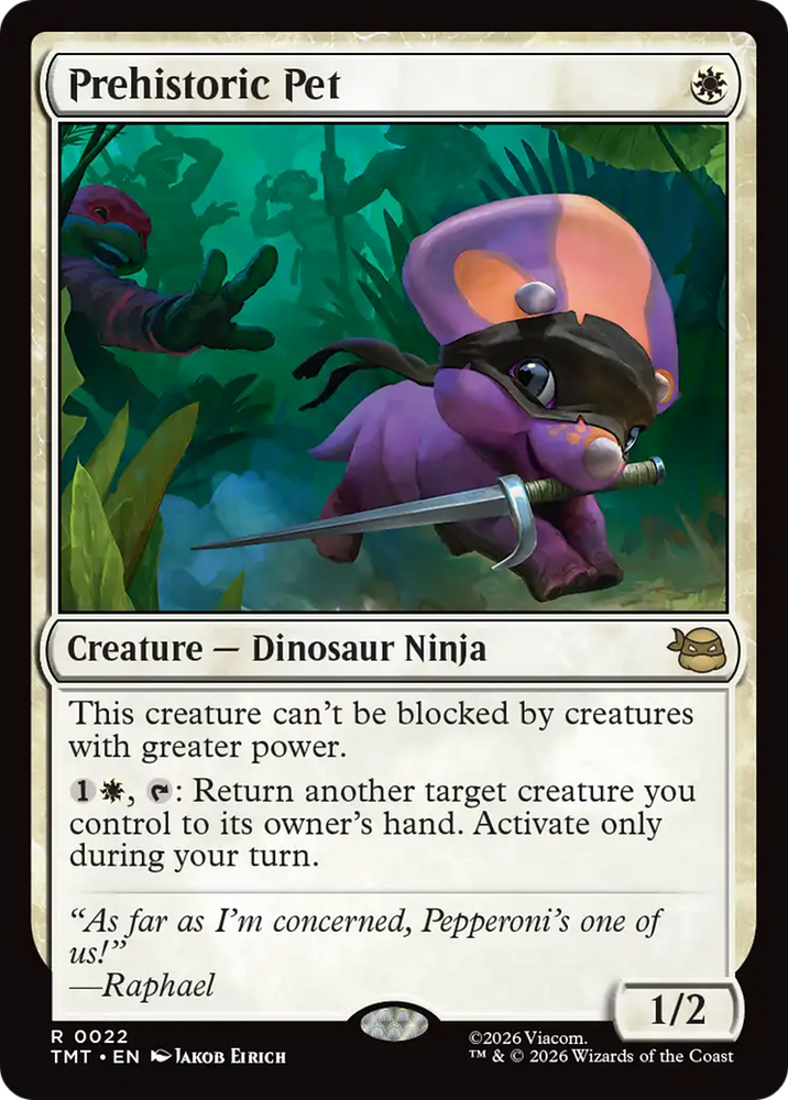 Prehistoric Pet [Teenage Mutant Ninja Turtles]