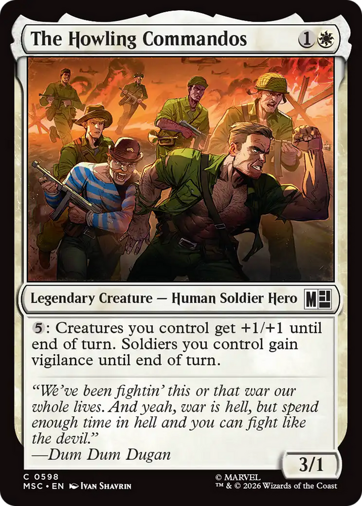 The Howling Commandos [Marvel Super Heroes Commander]