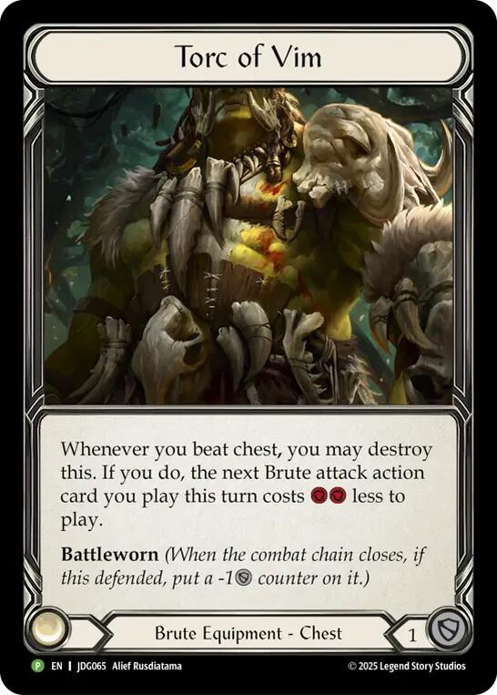 Torc of Vim [JDG065] (Promo)  Cold Foil