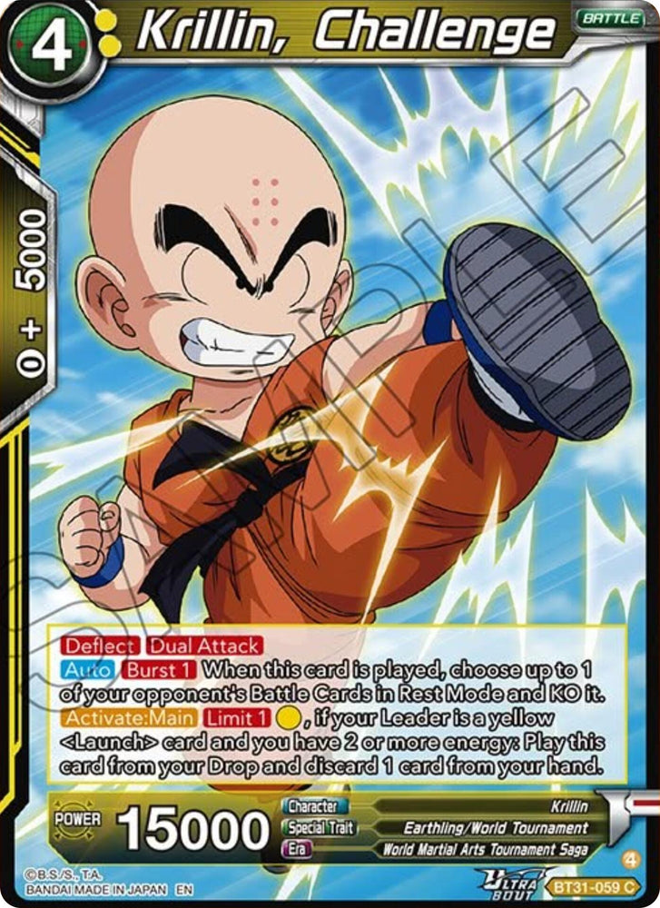 Krillin, Challenge (BT31-059) [Impact Beyond Dimensions]