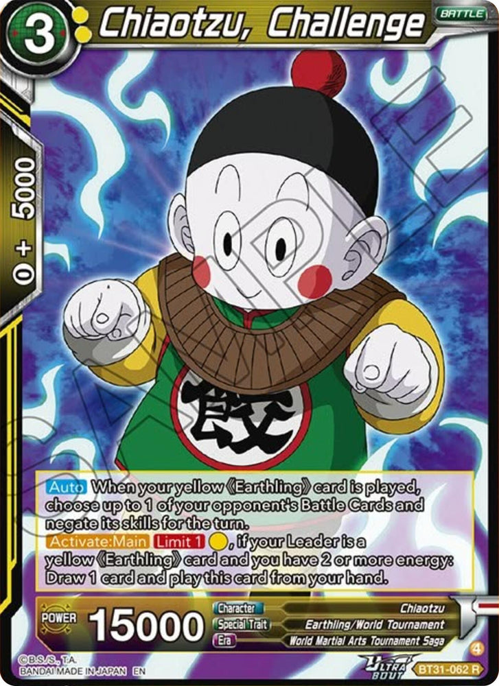 Chiaotzu, Challenge (BT31-062) [Impact Beyond Dimensions]