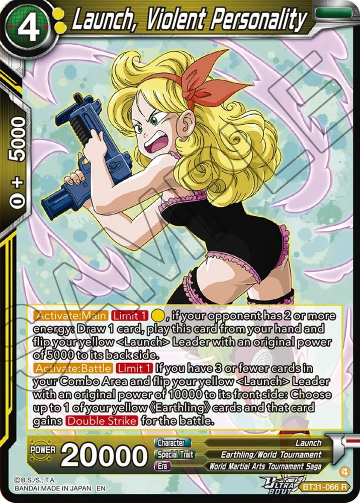 Launch, Violent Personality (BT31-066) [Impact Beyond Dimensions]