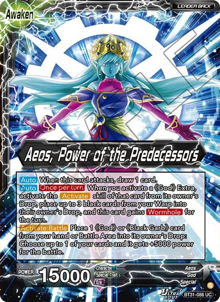 Aeos // Aeos, Power of the Predecessors (BT31-086) [Impact Beyond Dimensions]