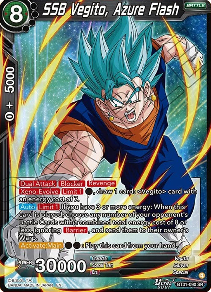SSB Vegito, Azure Flash (BT31-090) [Impact Beyond Dimensions]