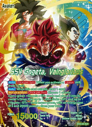SS4 Son Goku & SS4 Vegeta // SS4 Gogeta, Vainglorious (SLR) (BT31-041) [Impact Beyond Dimensions]