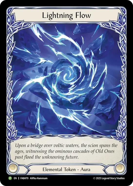 Lightning Flow (C) [FAB470] (Promo)  Rainbow Foil