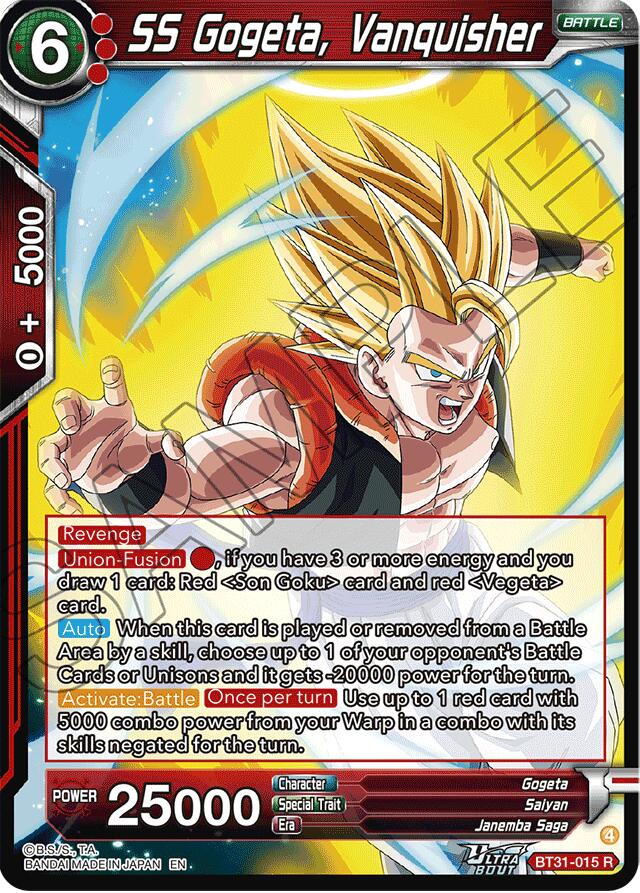 SS Gogeta, Vanquisher (BT31-015) [Impact Beyond Dimensions]